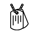 Icon of dog tag
