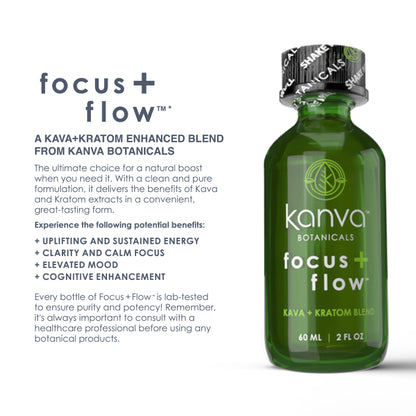 Focus+Flow™ by  Kanva™ Botanicals - Kava + Kratom